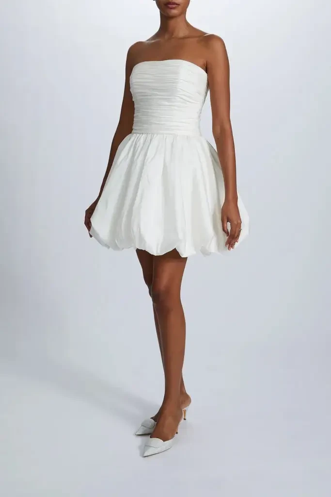 Amsale Little White Dress