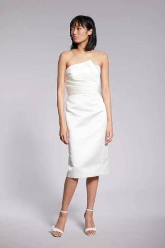 Amsale Little White Dress #LW184 #0 Ivory thumbnail