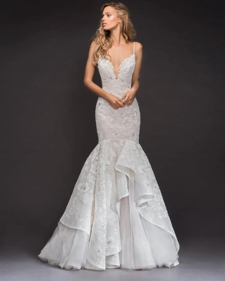 Hayley Paige The White Gown Harley Striped The White Gown