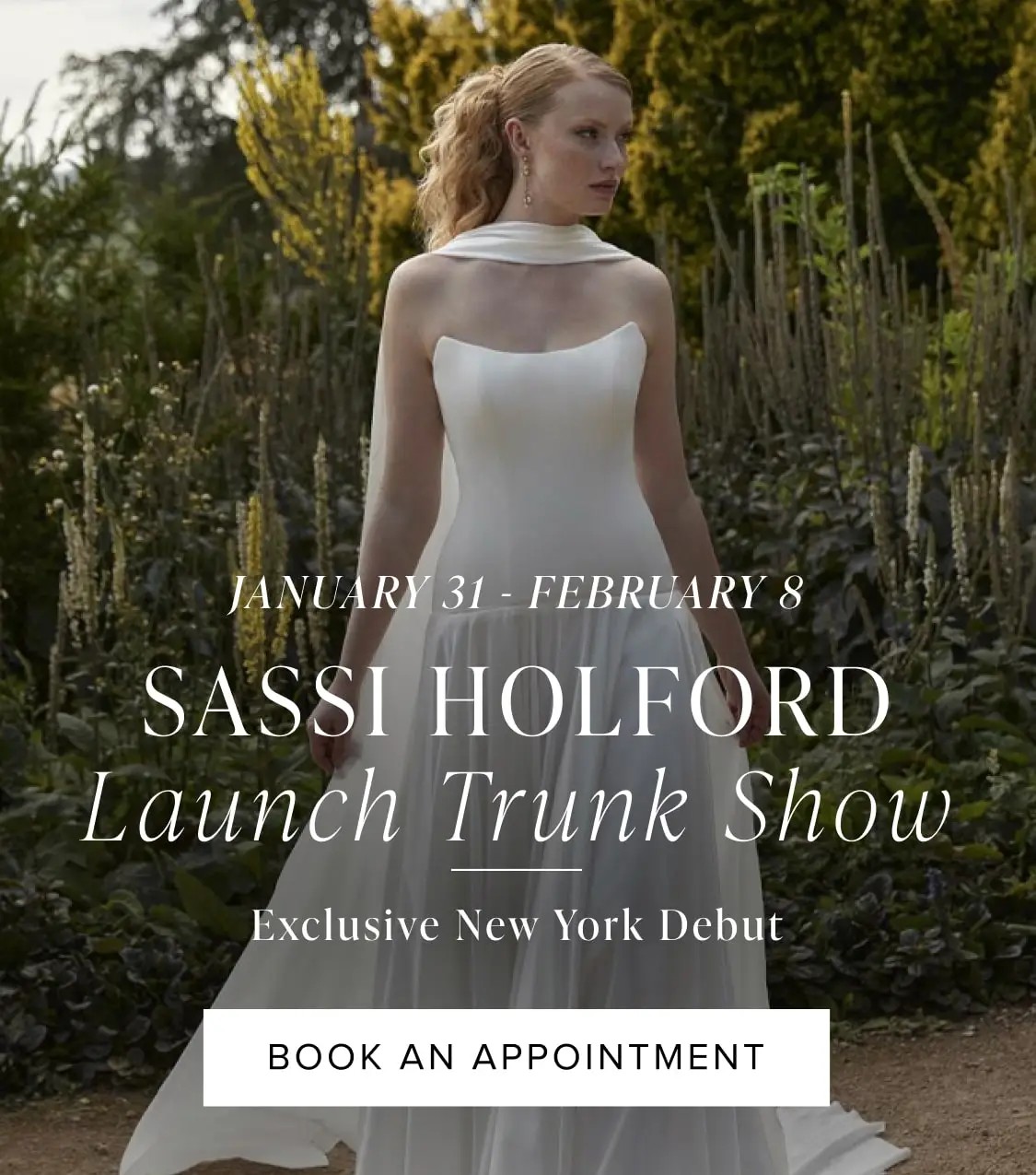 Sassi Holford Launch Trunk Show mobile banner