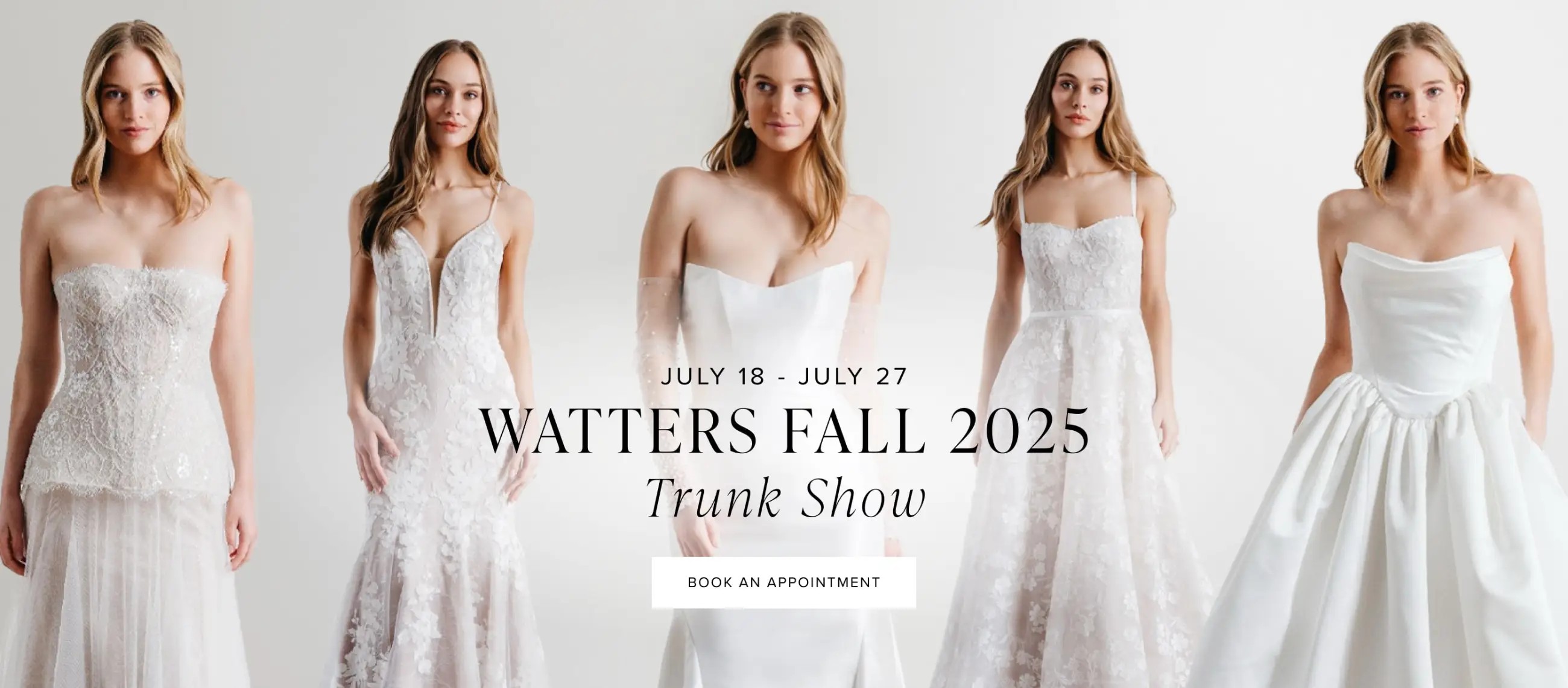 Watters Fall 2025 Trunk Show desktop banner