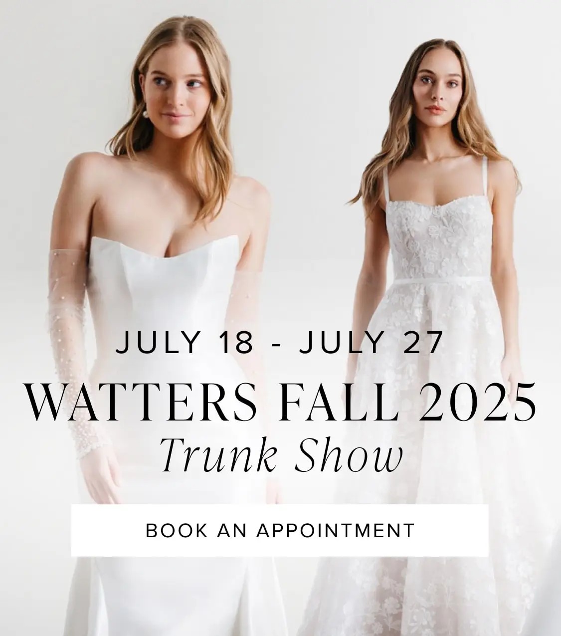 Watters Fall 2025 Trunk Show mobile banner