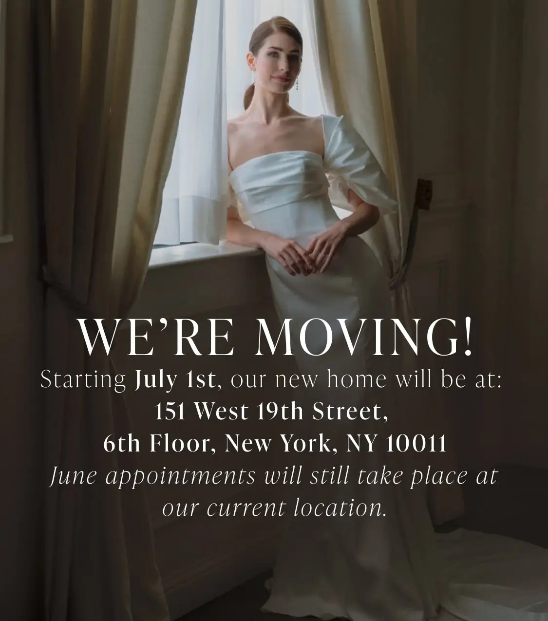 We’re Moving mobile banner