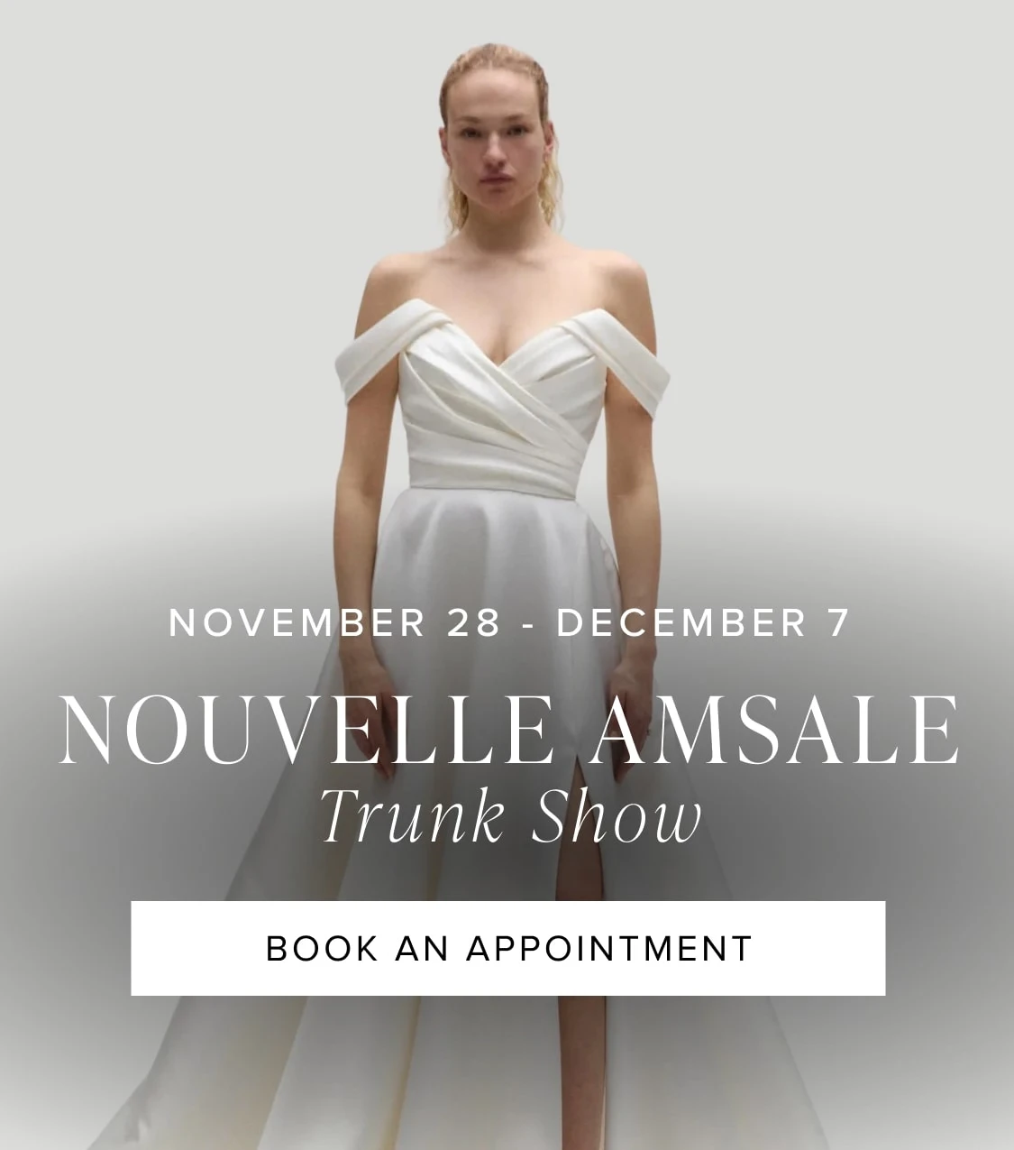 Nouvelle Amsale Trunk Show mobile banner