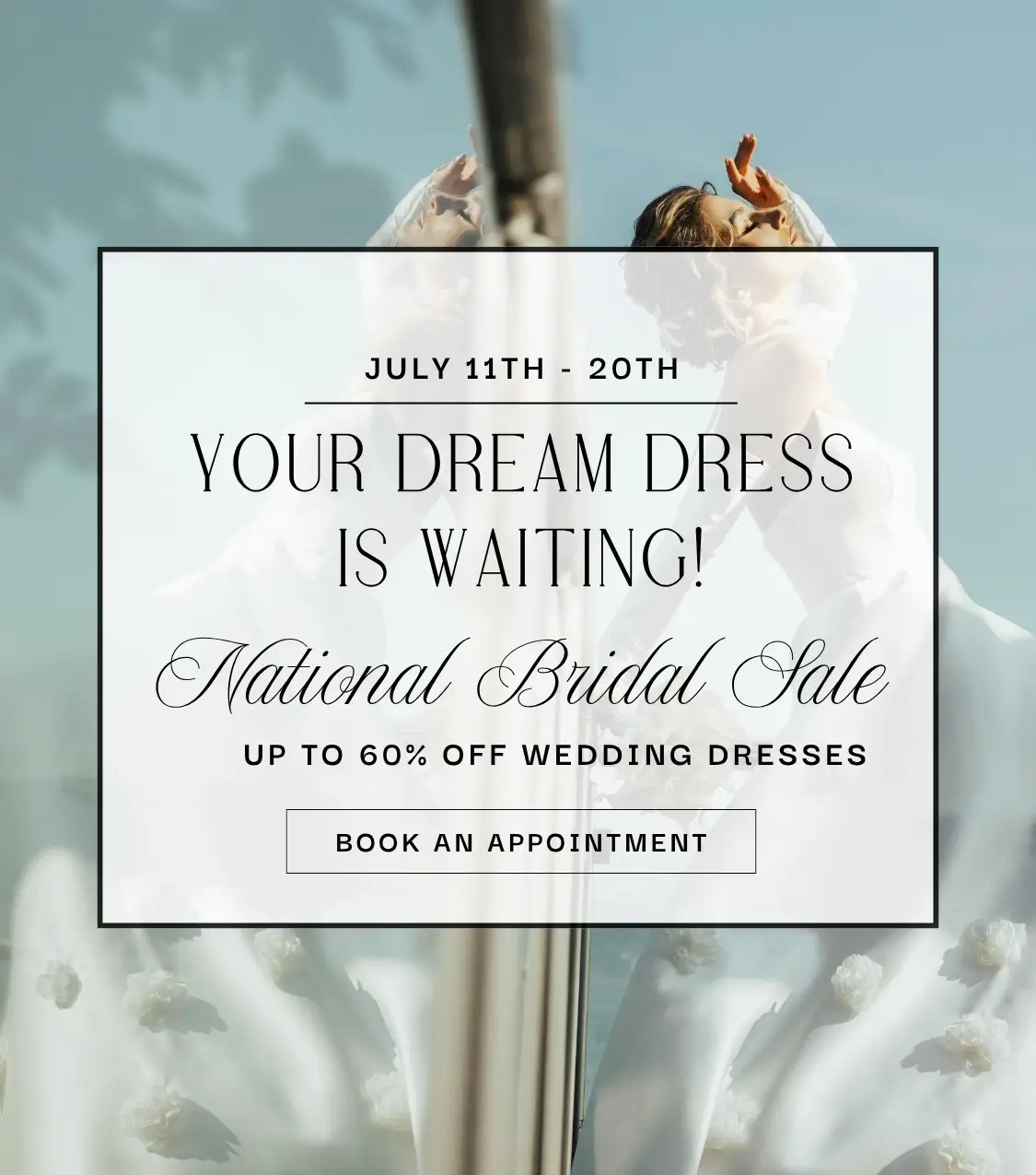 National Bridal Sale mobile banner